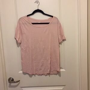 Old Navy Light Pink Short Sleeve T-Shirt Size Xl